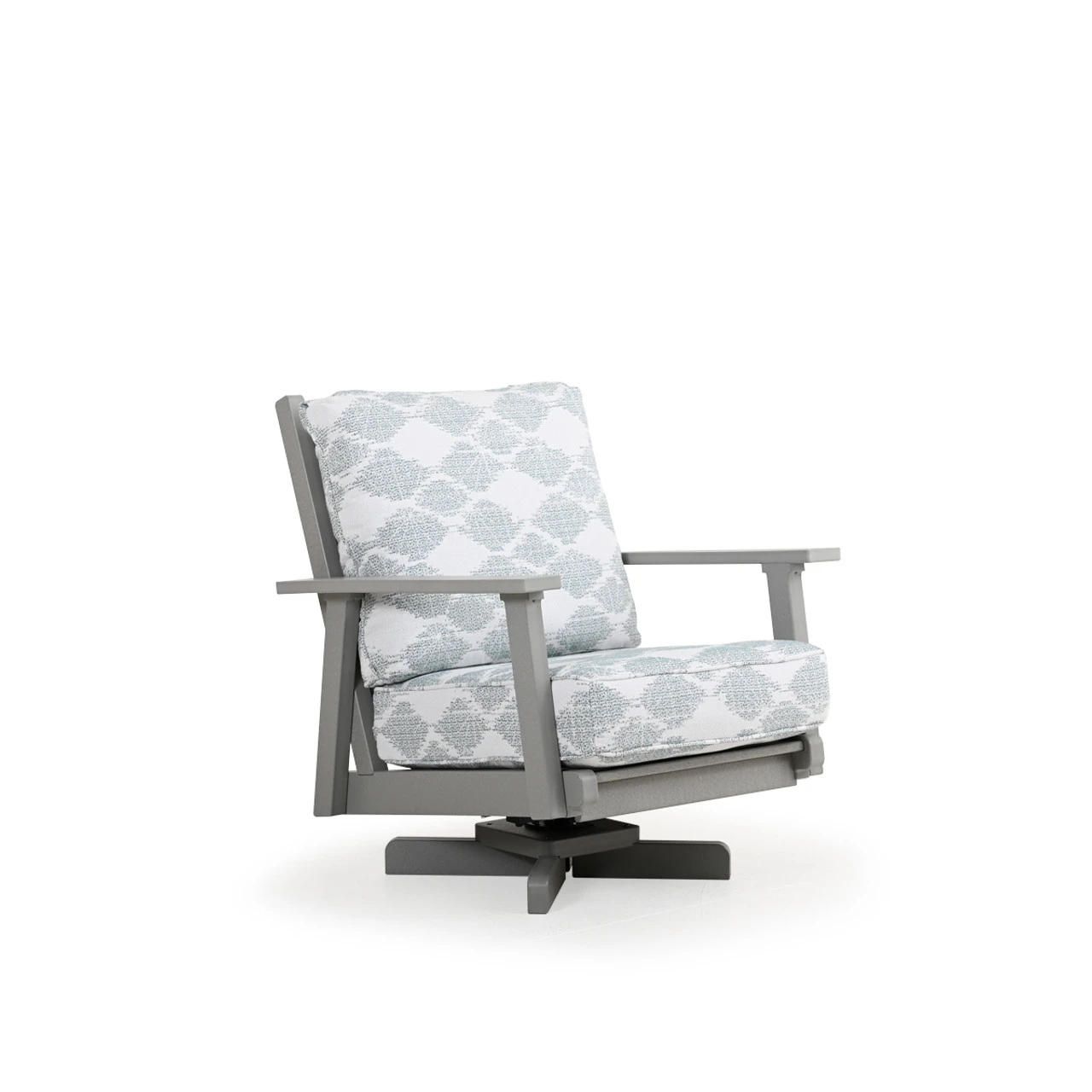 Marina Outdoor Poly Lumber High Back Swivel Chair - Image 7