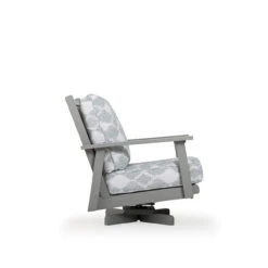 Marina Outdoor Poly Lumber High Back Swivel Chair