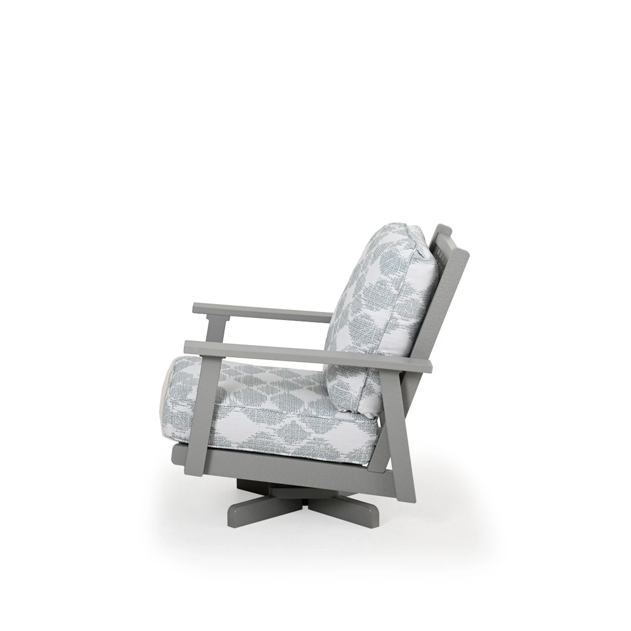 Marina Outdoor Poly Lumber High Back Swivel Chair - Image 5