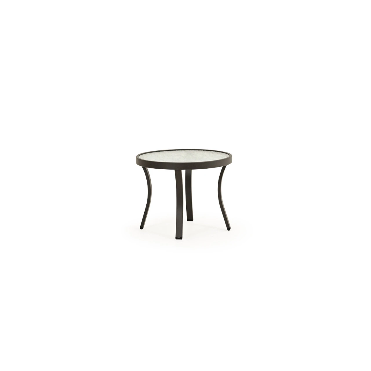 Shoreline 20" Round Glass Top End Table