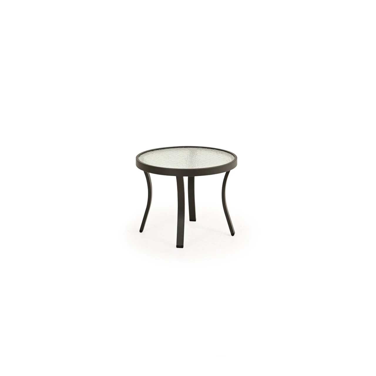Shoreline 20" Round Glass Top End Table - Image 2
