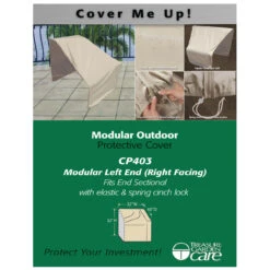 Furniture Cover - Modular Left End - Right Facing