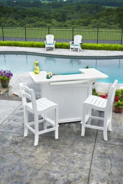 Outdoor Poly Lumber 7' Party Bar