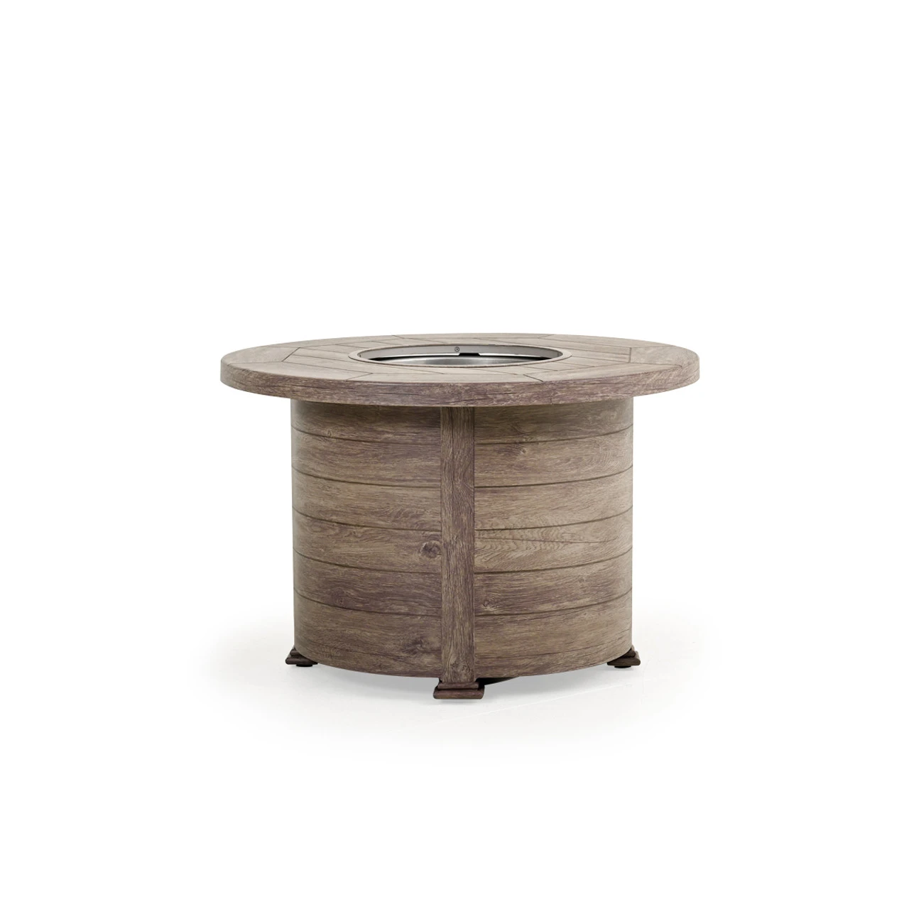 Maldives Outdoor 36" Round Fire Pit In Grey Birch - Image 2