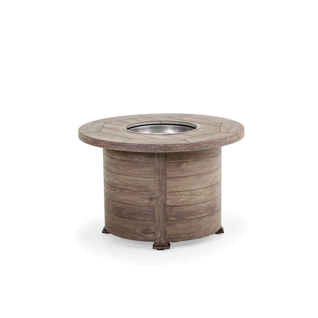 Maldives Outdoor 36" Round Fire Pit In Grey Birch - Image 4