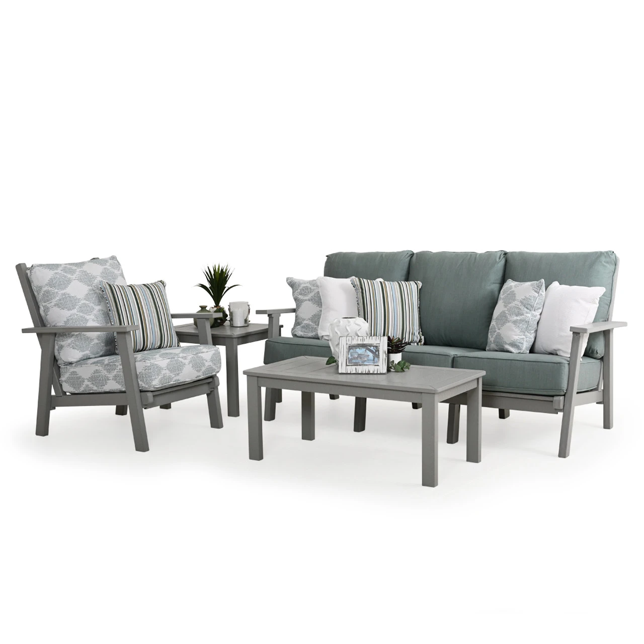 Marina Outdoor Poly Lumber High Back Club Chair - Image 7