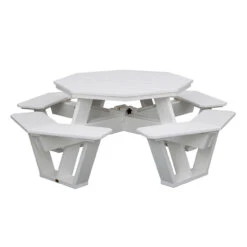 Poly Lumber Octagon Picnic Table