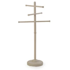 Portable Outdoor Towel Tree White