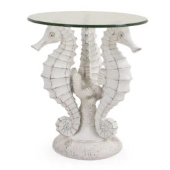 Outdoor Seahorse Side Table