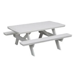Poly Lumber 6' Picnic Table
