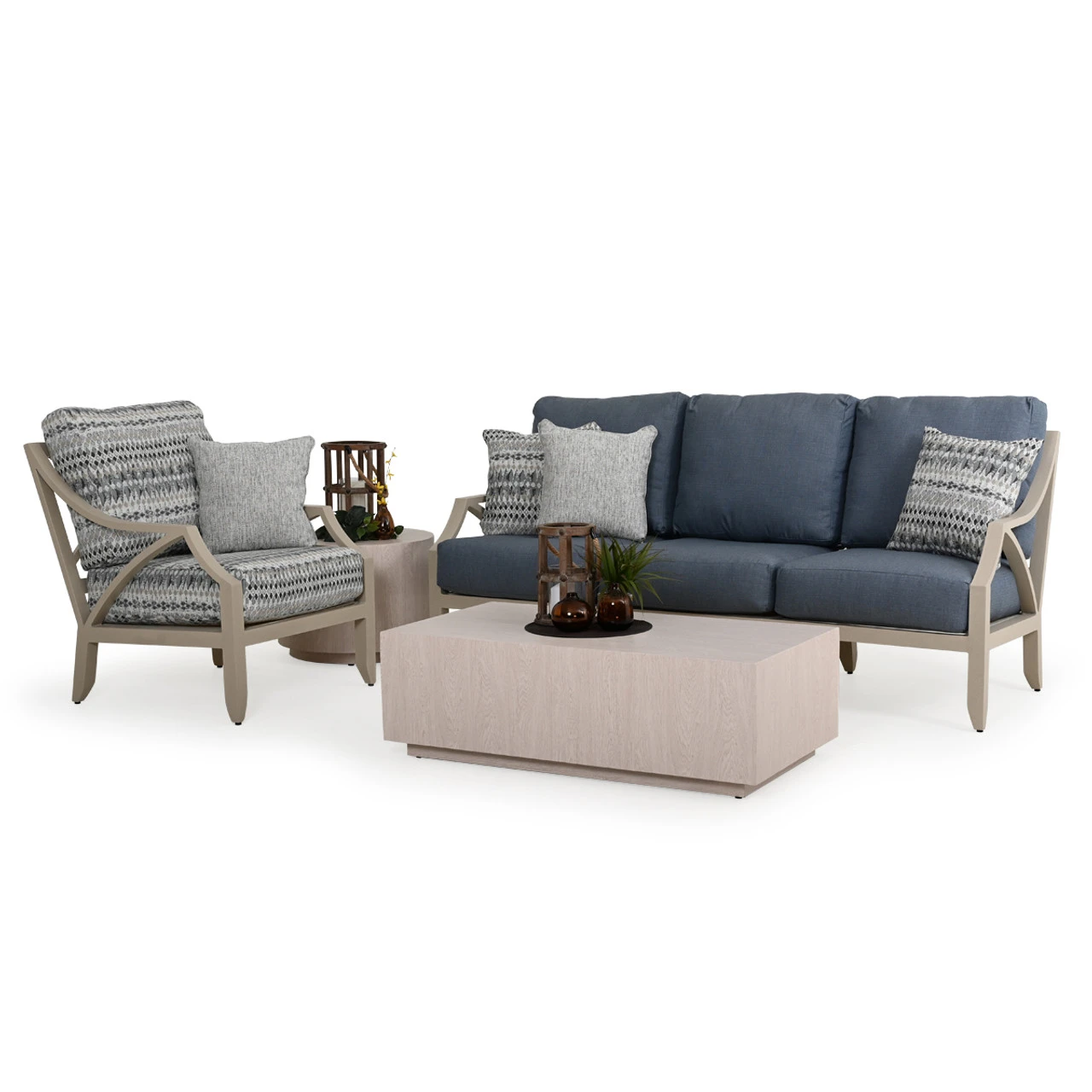 Somerset Outdoor Aluminum Loveseat - Image 7
