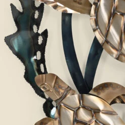 Sea Turtles In Kelp Metal Wall Art