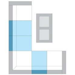 Kokomo Outdoor Wicker Armless Chair In Oyster Grey