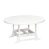 Oceanside Outdoor 60" Round Poly Lumber Dining Table