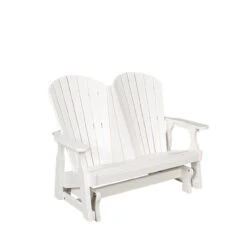 Oceanside Outdoor Poly Lumber Double Glider