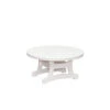 Bayshore Outdoor 42" Round Poly Lumber Conversation Table