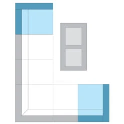 Kokomo Outdoor Wicker Right Facing Arm Chair In Oyster Grey